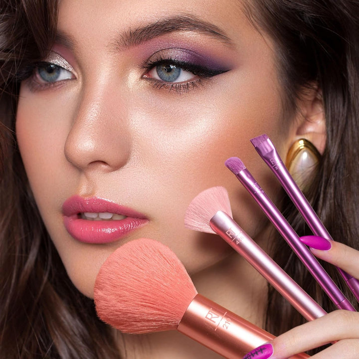 Real Techniques Insta Artist - Kit de brochas para rostro, mejillas...