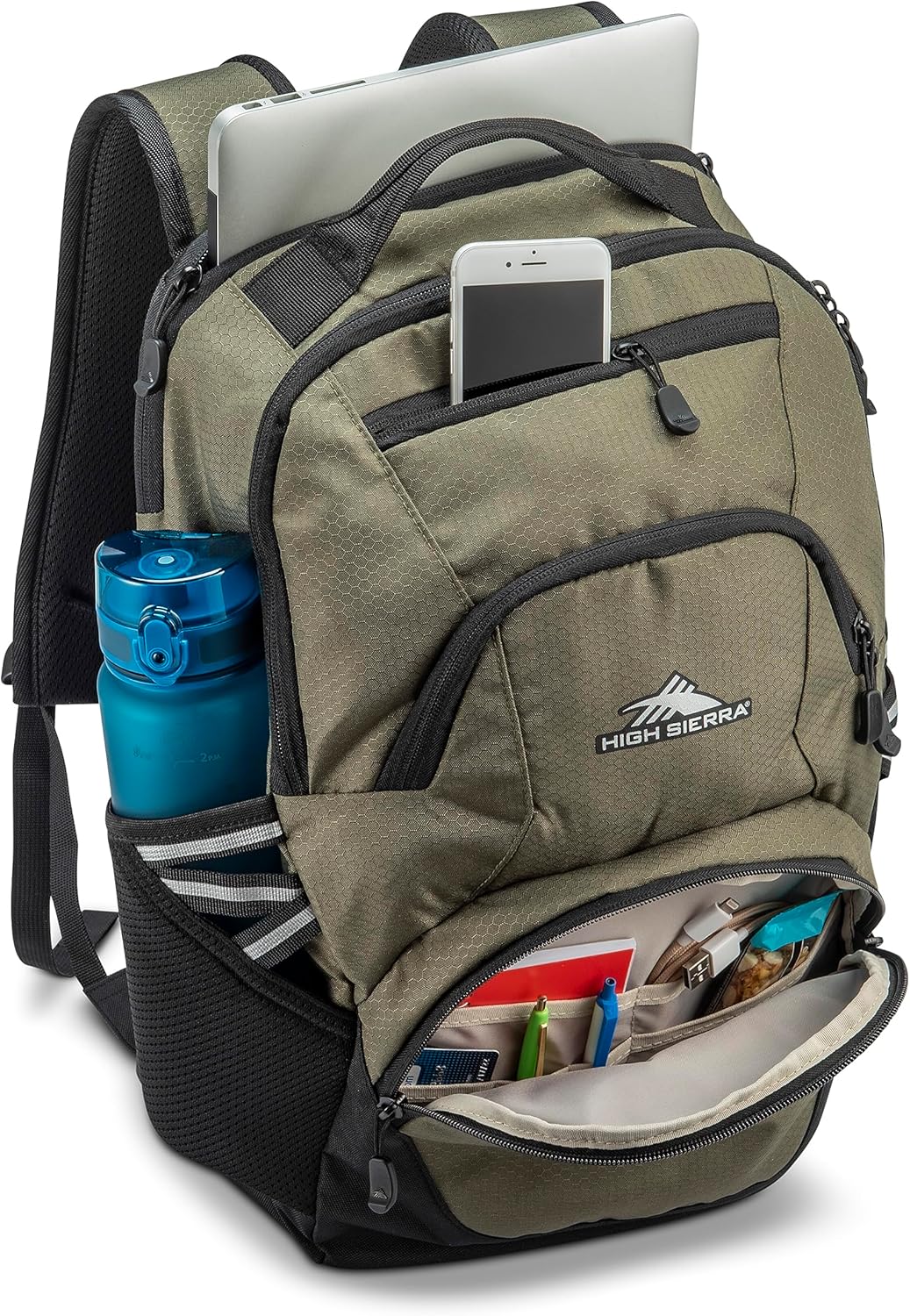 High Sierra Mochila Swoop Sg unisex, Oliva, Tamaño único