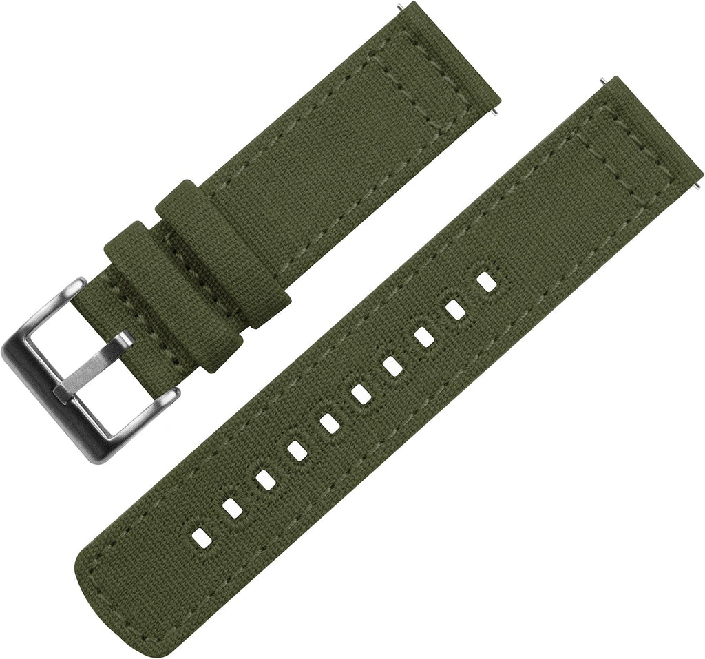 BARTON Correas de reloj con sistema de liberación rápida de Canvas