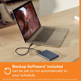 WD 6TB My Passport para Mac, Azul Marino, Disco Duro Externo portát...