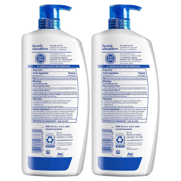 Head &amp; Shoulders Champú anticaspa, Champú para cuidado del cuer...