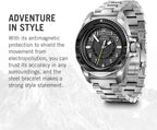 Victorinox Journey 1884 Reloj de 43mm Resistente al Agua con Cristal de Zafiro