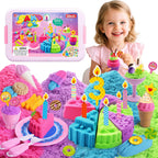 Juguete sensorial de arena para pastel y helado, regalo divertido