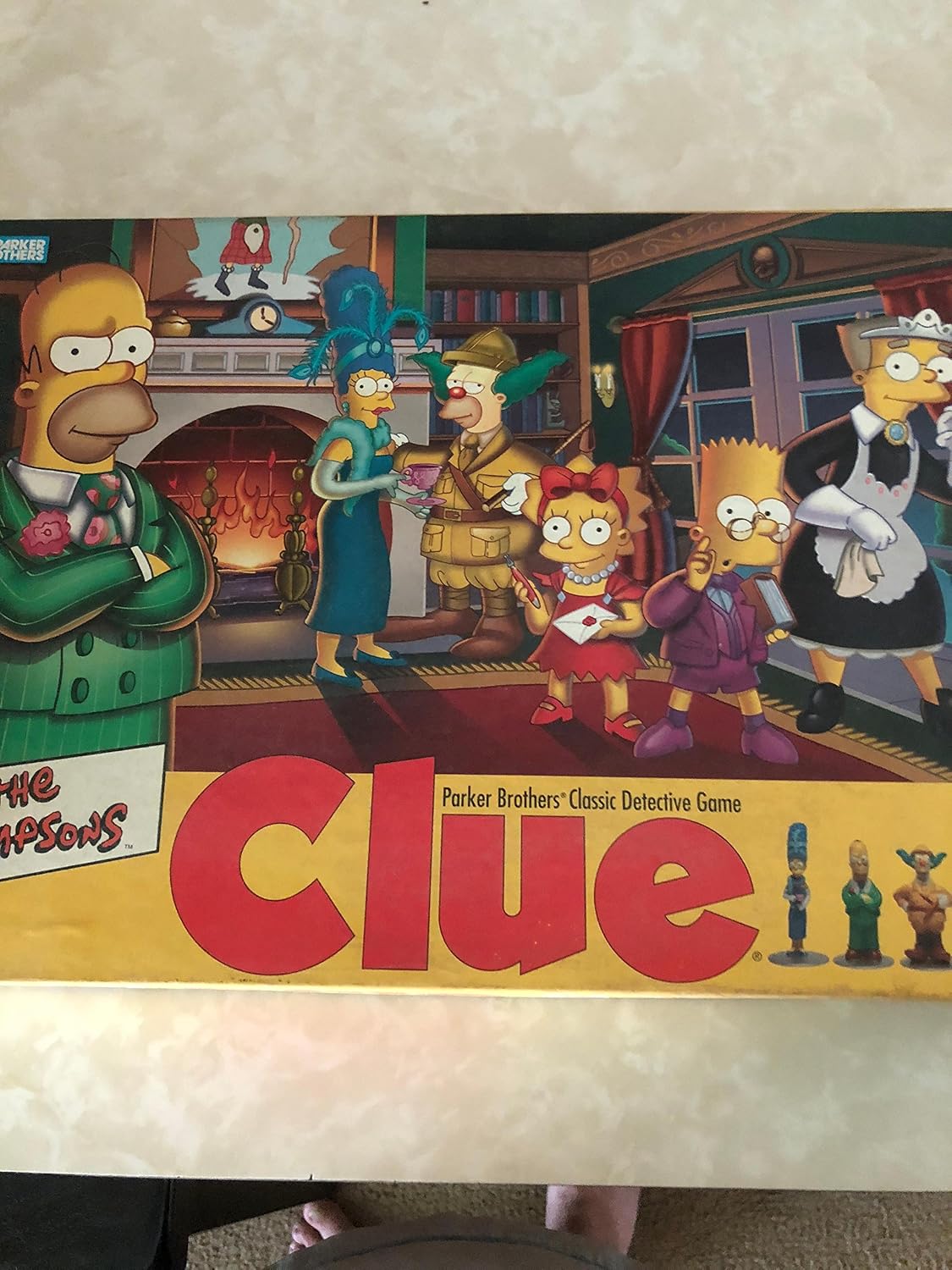 Juego de detectives de pistas de Los Simpson