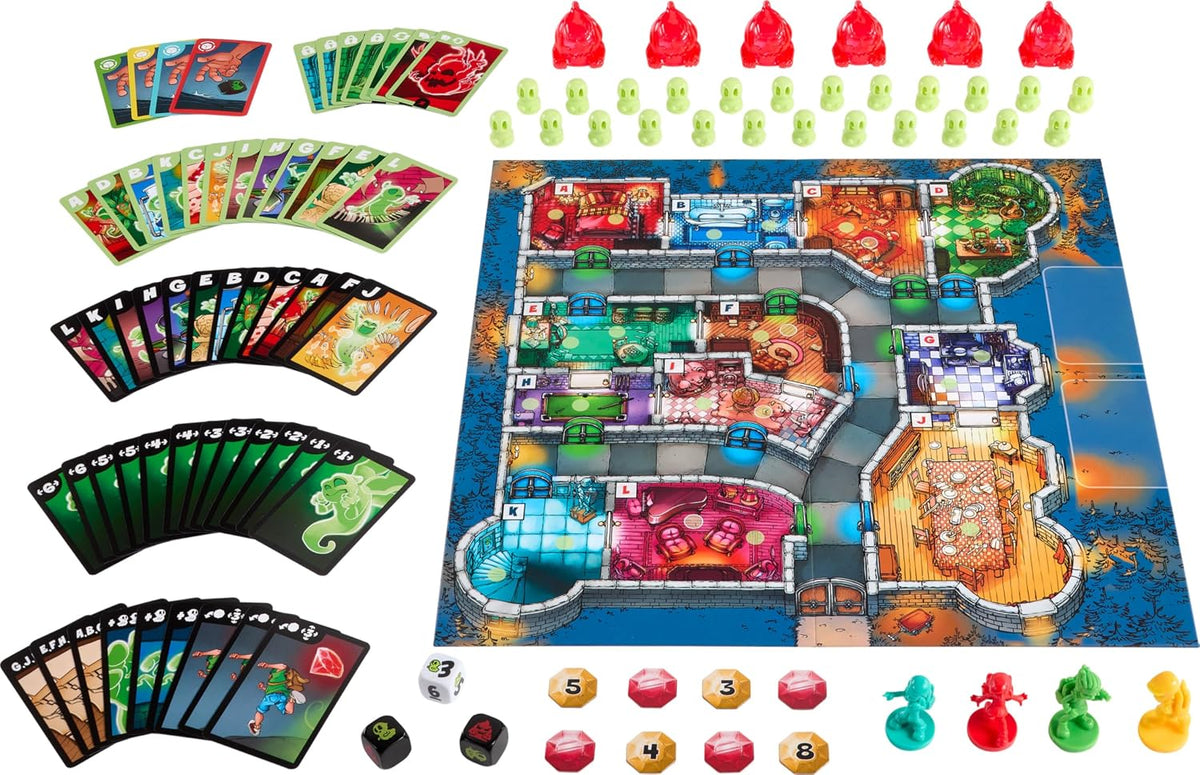 Mattel Games Ghost Fightin' Treasure Hunters Edición de aniversario Juego