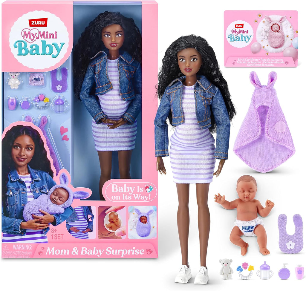 Mi mini mamá y bebé sorpresa (Nicky) por ZURU