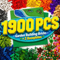 Juego de bloques de jardín clásicos a granel de ladrillos de