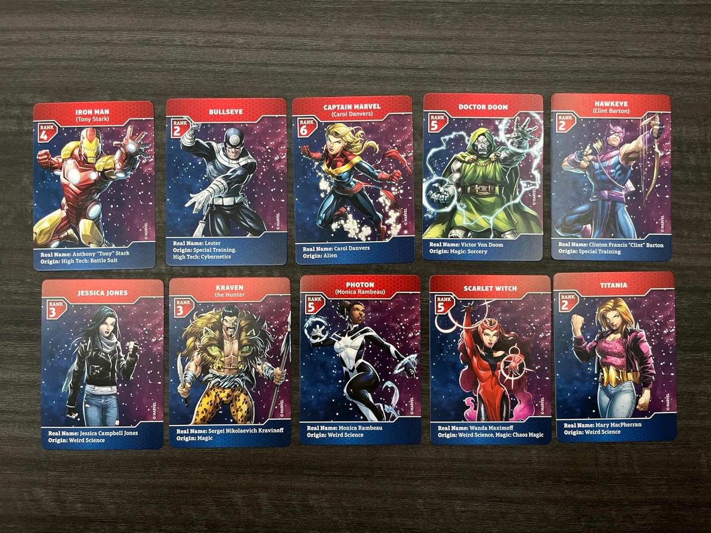 Marvel Multiverse RPG 2D Mini Pack #1 Héroes y villanos