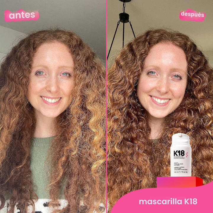 K18 Mascarilla Molecular Capilar Sin Enjuague, Repara el Cabello Se...