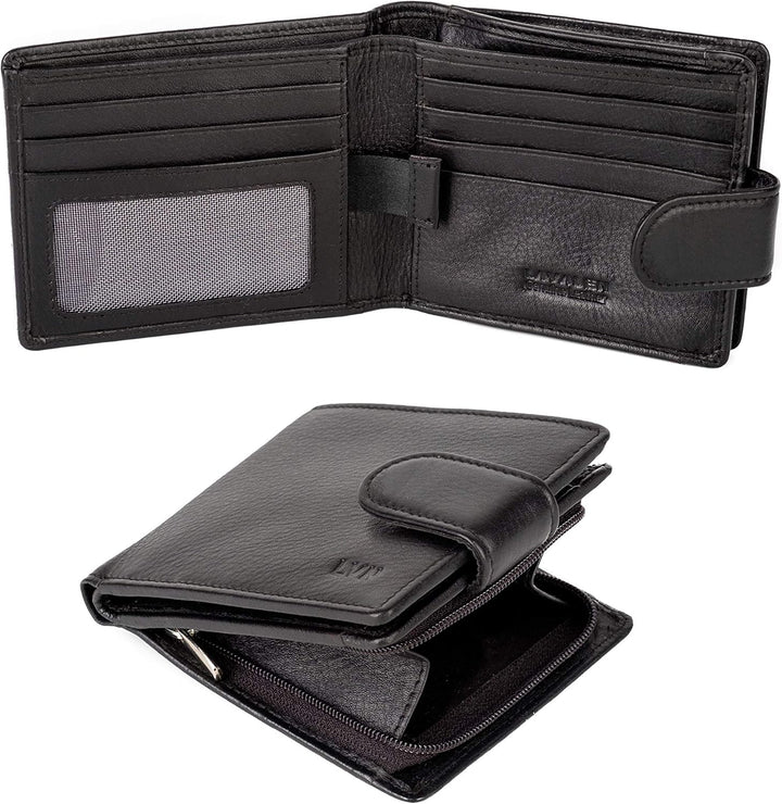 Cartera Lavalen de cuero suave para hombres \u2013 billetera genuin...