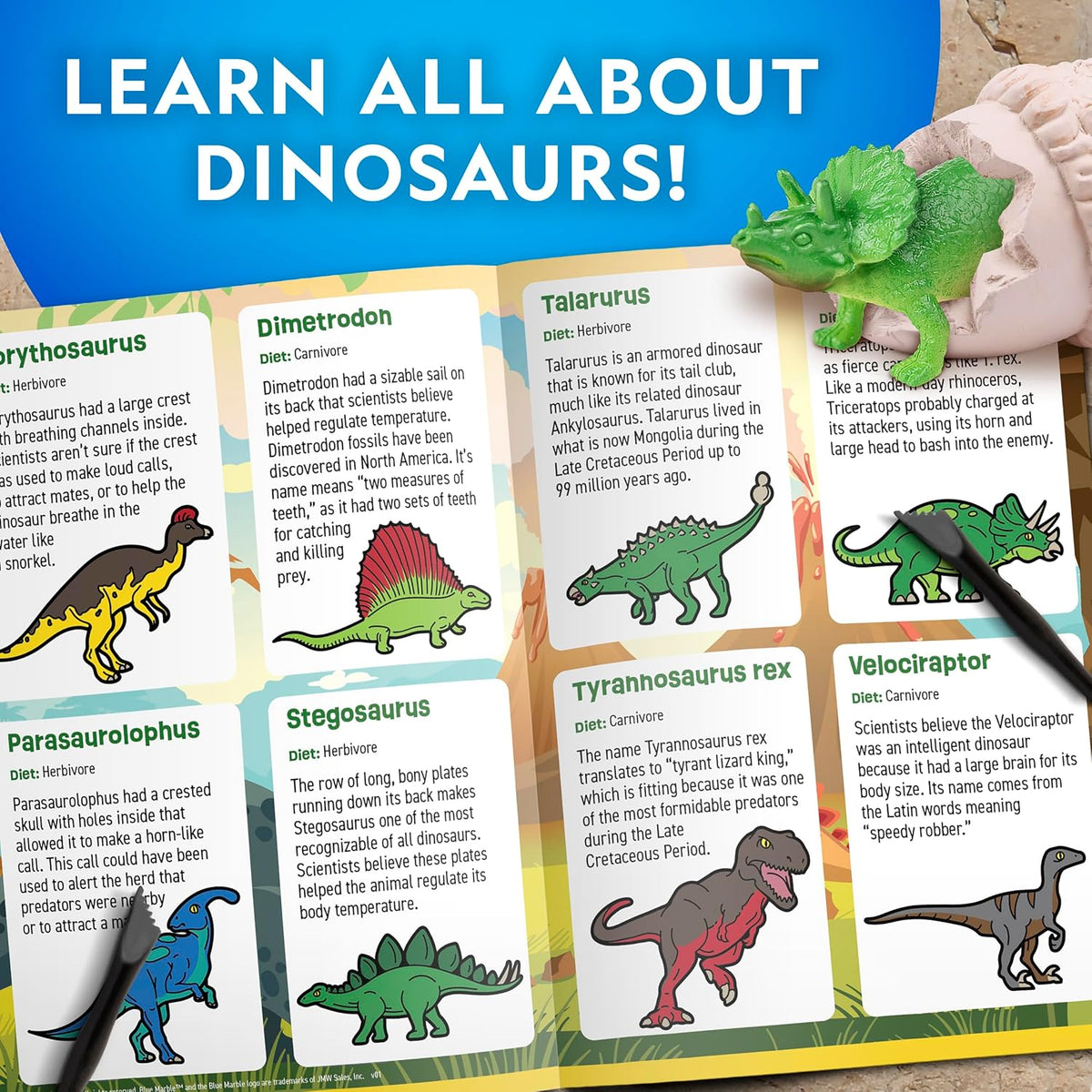 National Geographic Dinosaur Dig Kit con 12 Dino Eggs para Kids