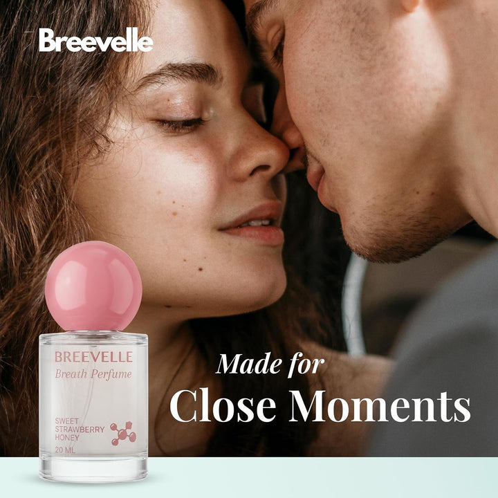 Breevelle The Breath Perfume - Spray oral | Sabor a miel de fresa d...