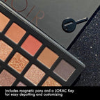 LORAC PRO - Paleta de sombras de ojos mate y brillante, metálico de...