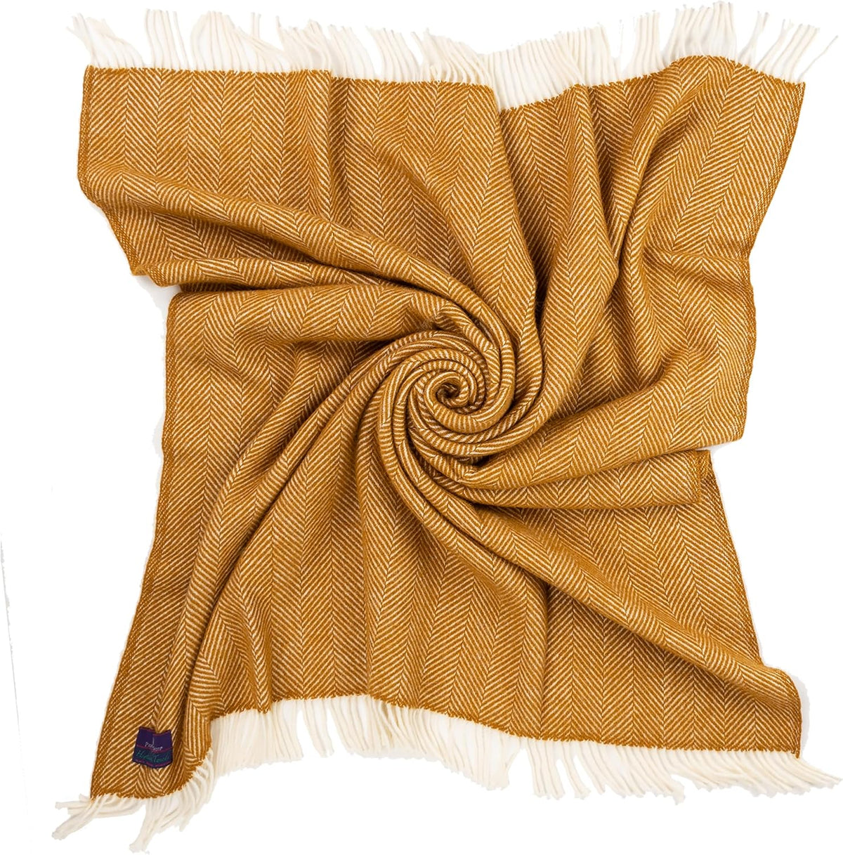 Highland Tweeds - Manta de lana virgen 100% pura (whisky)