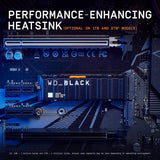 WD_BLACK SSD NVMe SN850X de 2TB con disipador de calor - M.2 2280,...