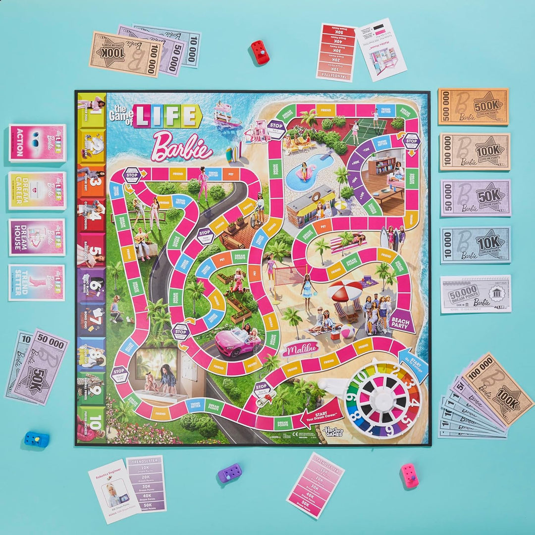 Hasbro Games The Game of Life Barbie Juego de mesa A