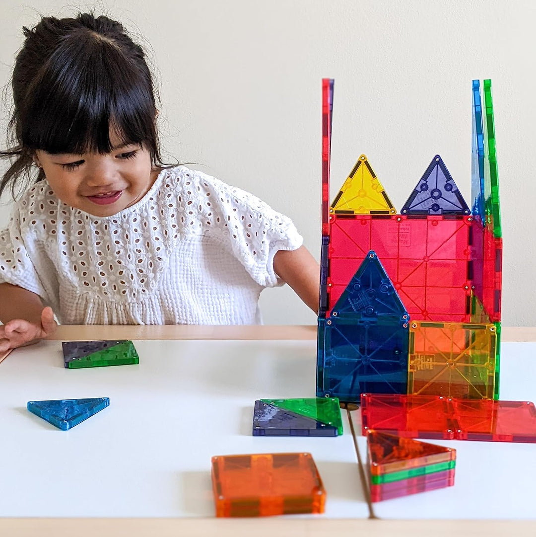 MAGNA-TILES Juego clásico de construcción magnética de 32