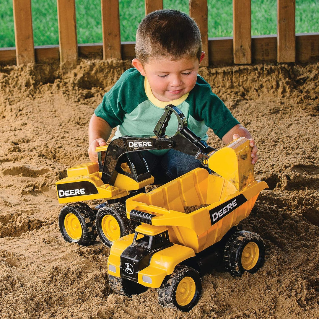 TOMY John Deere Sandbox Juguete Excavadora de Pala Grande con Tolva...