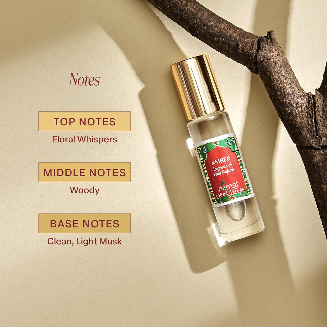 Nemat International Aceite de perfume ámbar Roll-On \u2013 Perfume...