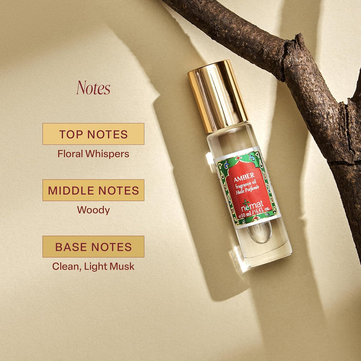 Nemat International Aceite de perfume ámbar Roll-On \u2013 Perfume...