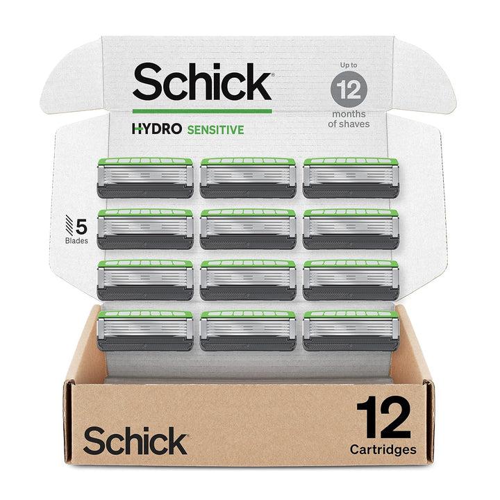 Schick Hydro Sensitive - Paquete de 2 repuestos para maquinilla de...