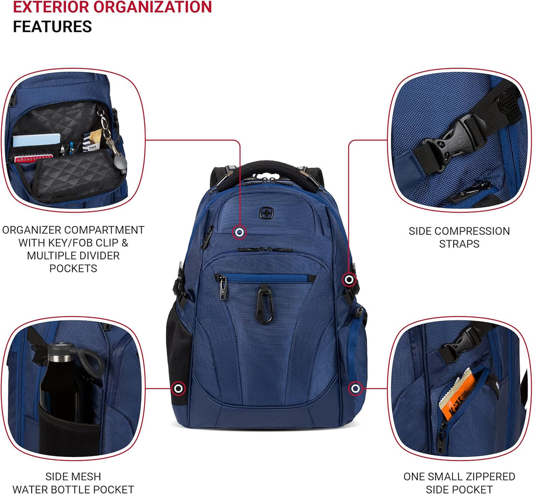 SwissGear Endure ScanSmart \u2013 Mochila para laptop con tecnologí...