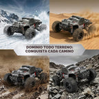 V3 1/14 Coches RC Rápidos 4x4 Offroad impermeable Monster para adultos, 1/14