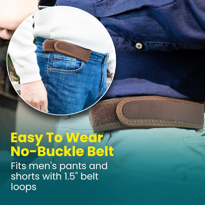 BeltBro Pro para hombres \u2013 Cinturón elástico sin hebilla BeltP...