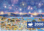 MOMIBOOK 2000 Piece Puzzle para Adults Jigsaw Puzzles, Painting Image, Hard