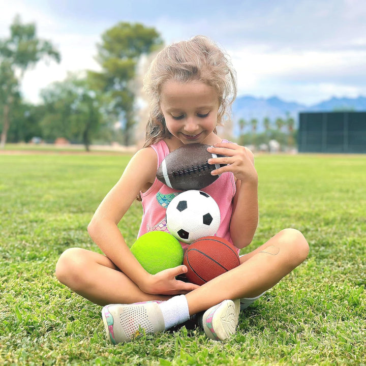 AppleRound Paquete de 4 pelotas deportivas para niños