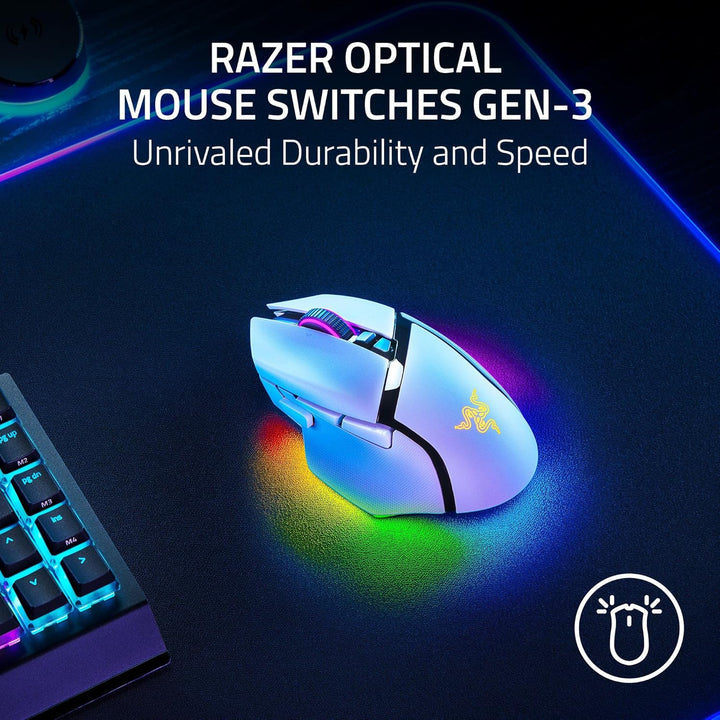 Razer Basilisk V3 Pro 35K Mouse inalámbrico para gaming: rueda incl...