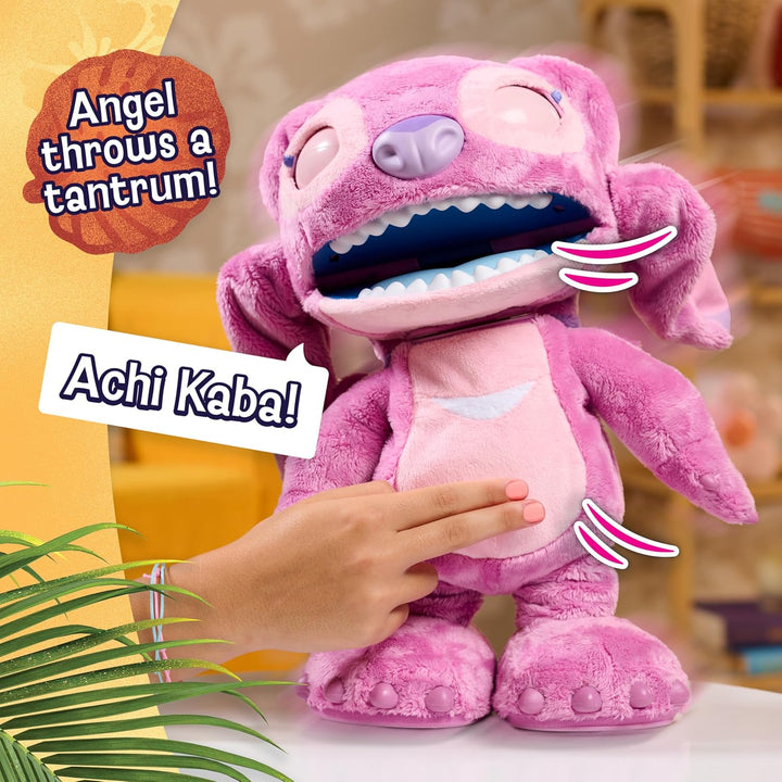 Disney Stitch Ultimate Angel - Juguete de peluche interactivo de 17...
