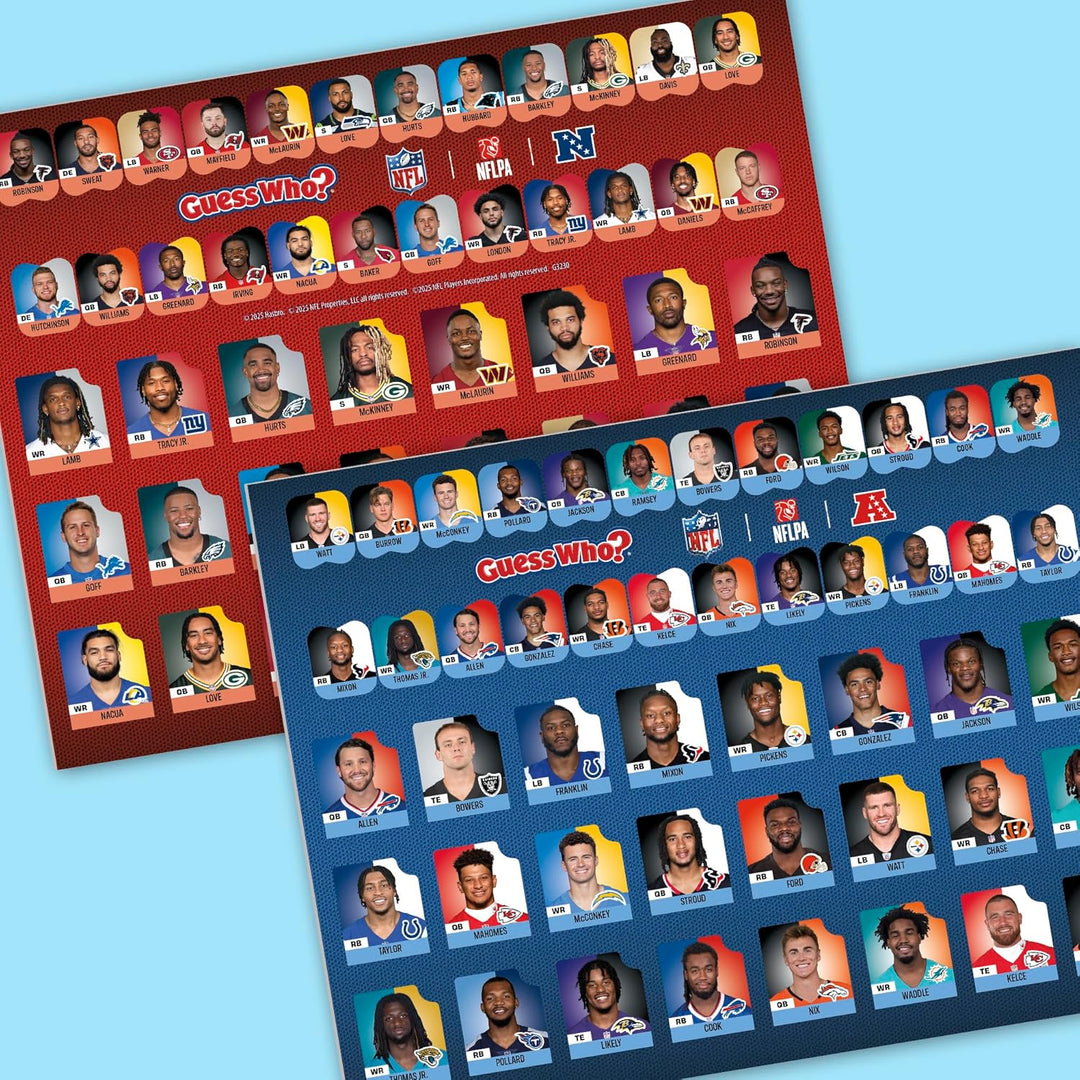 Guess Who NFL Juego de mesa Juego oficial de la NFL para