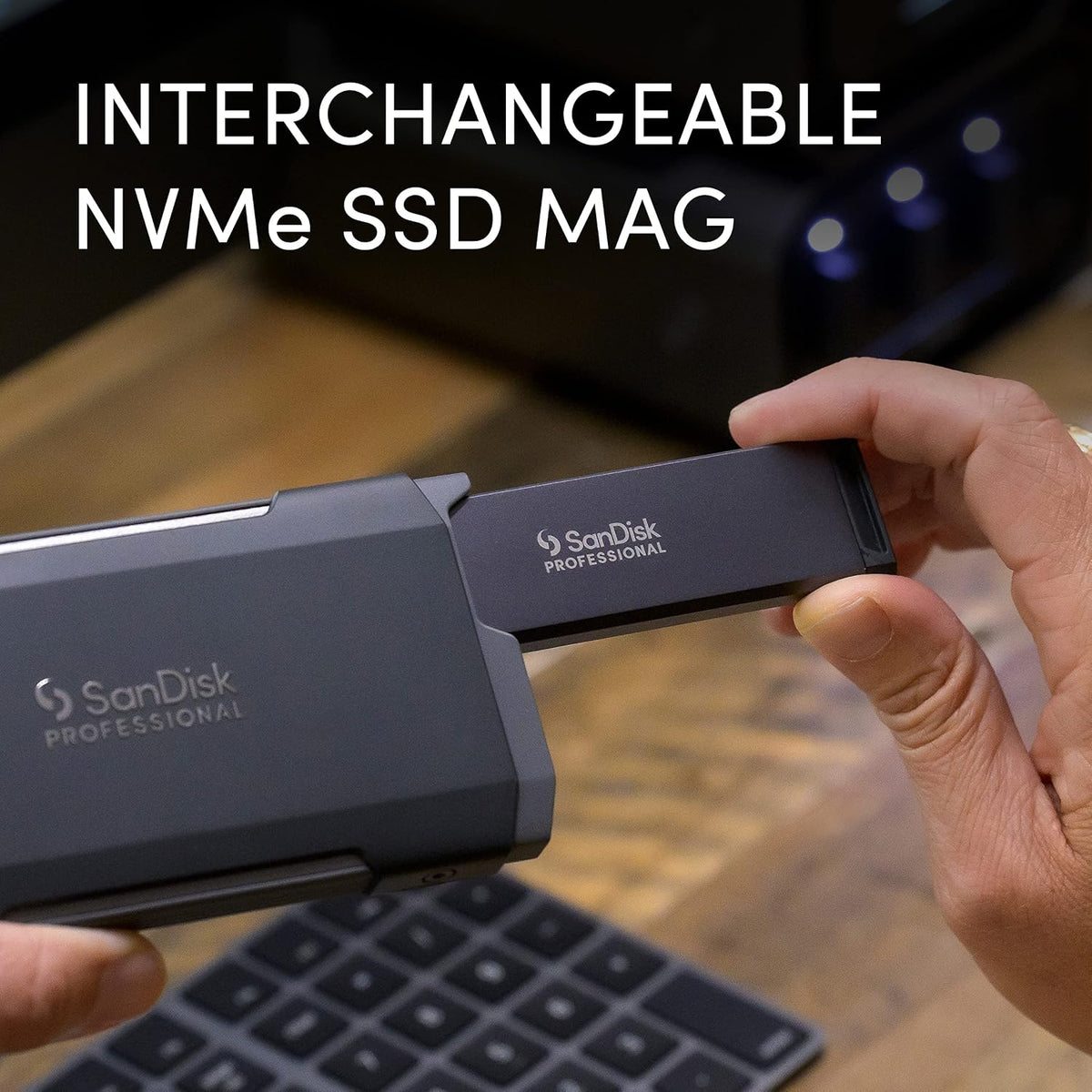 SanDisk Professional 1 TB PRO-Blade SSD Mag - SSD NVMe portátil y m...