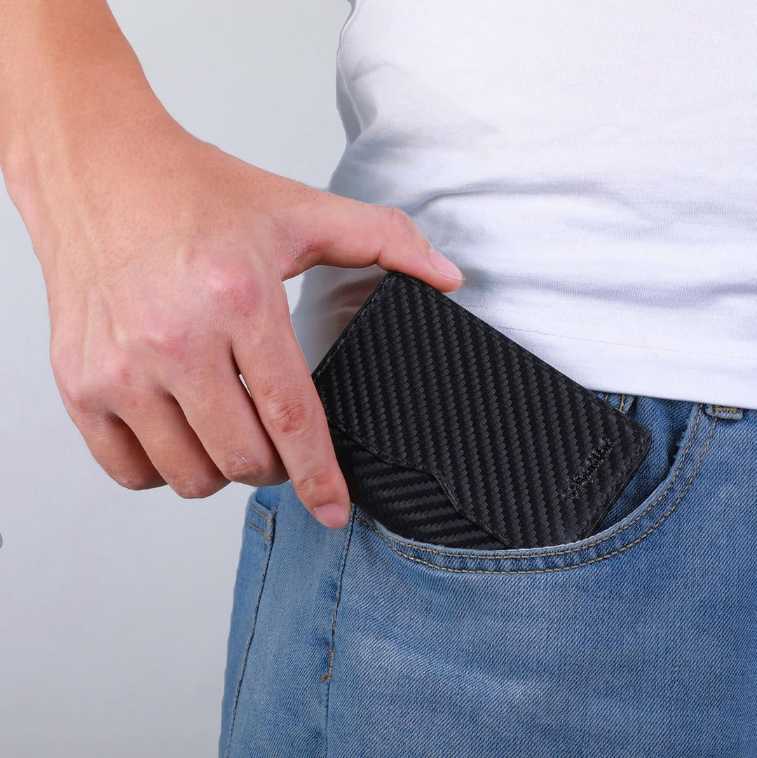 SparkMark Cartera delgada con bloqueo RFID para hombres | Cartera d...