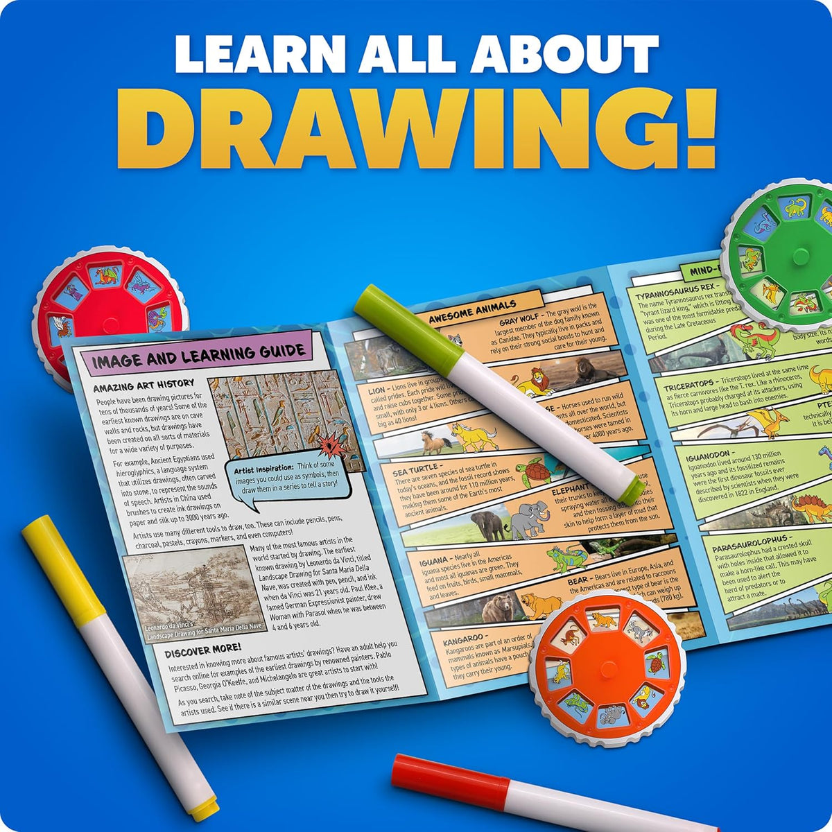 Blue Marble Learn a Draw Projector para Kids con Tracing Images