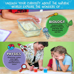 ¡Impresiona con el mundo! 100 experimentos que impresionan el kit de ciencia de Wow Science de Thames & Kosmos, más de 60 herramientas y materiales, actividades únicas de química, física, biología y