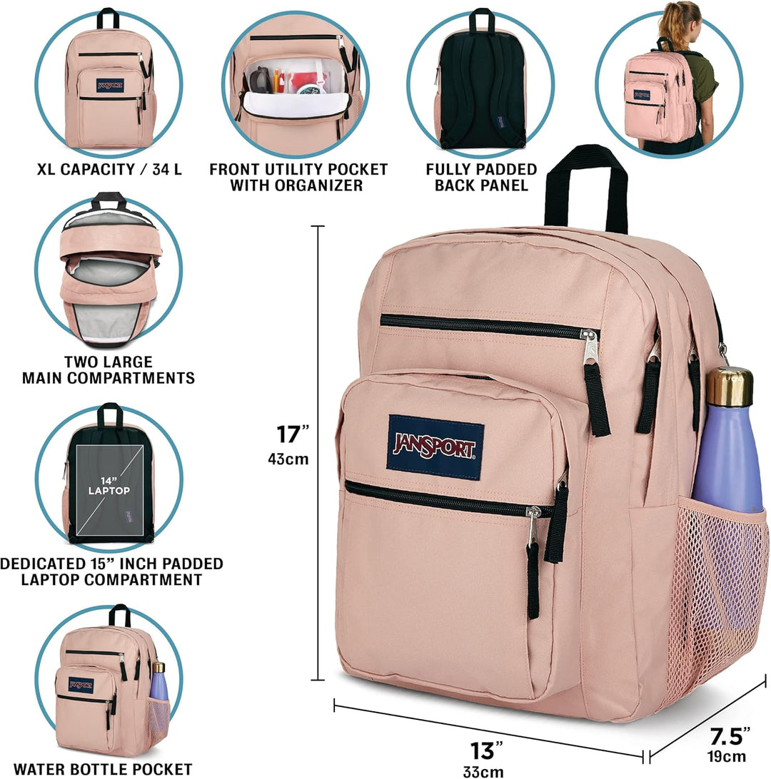 JanSport Big Student, Red Hippie Days, talla única.