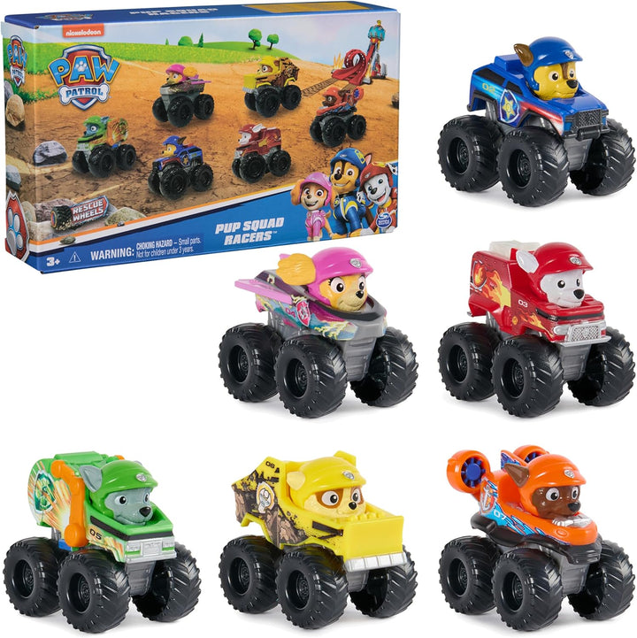 Paw Patrol: Rescue Wheels, Escuadra de Cachorros Corredores de 6 Pi...