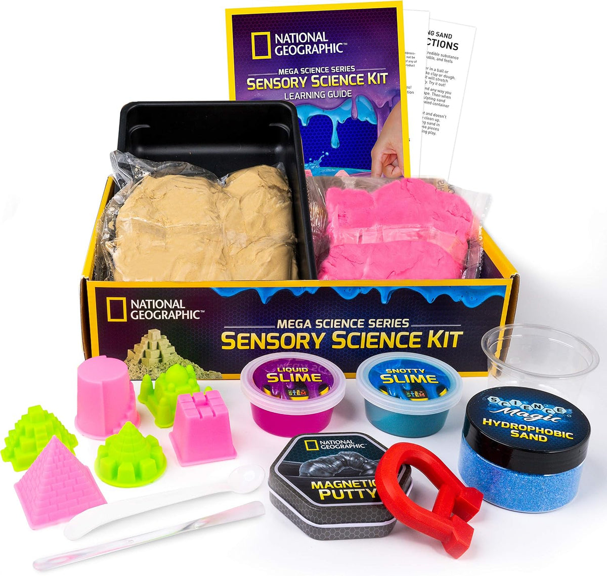 National Geographic Mega - Kit de ciencia sensorial con limo