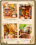 Rolife Kit de librería en miniatura para adultos (nivel maestro)