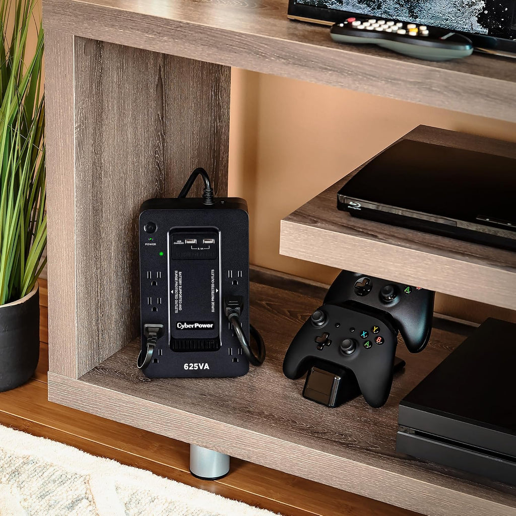 CyberPower ST625U Standby UPS Battery Backup y Surge Protector