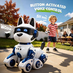 Perro robot inteligente, 2.4GHz control remoto robot perro juguetes para