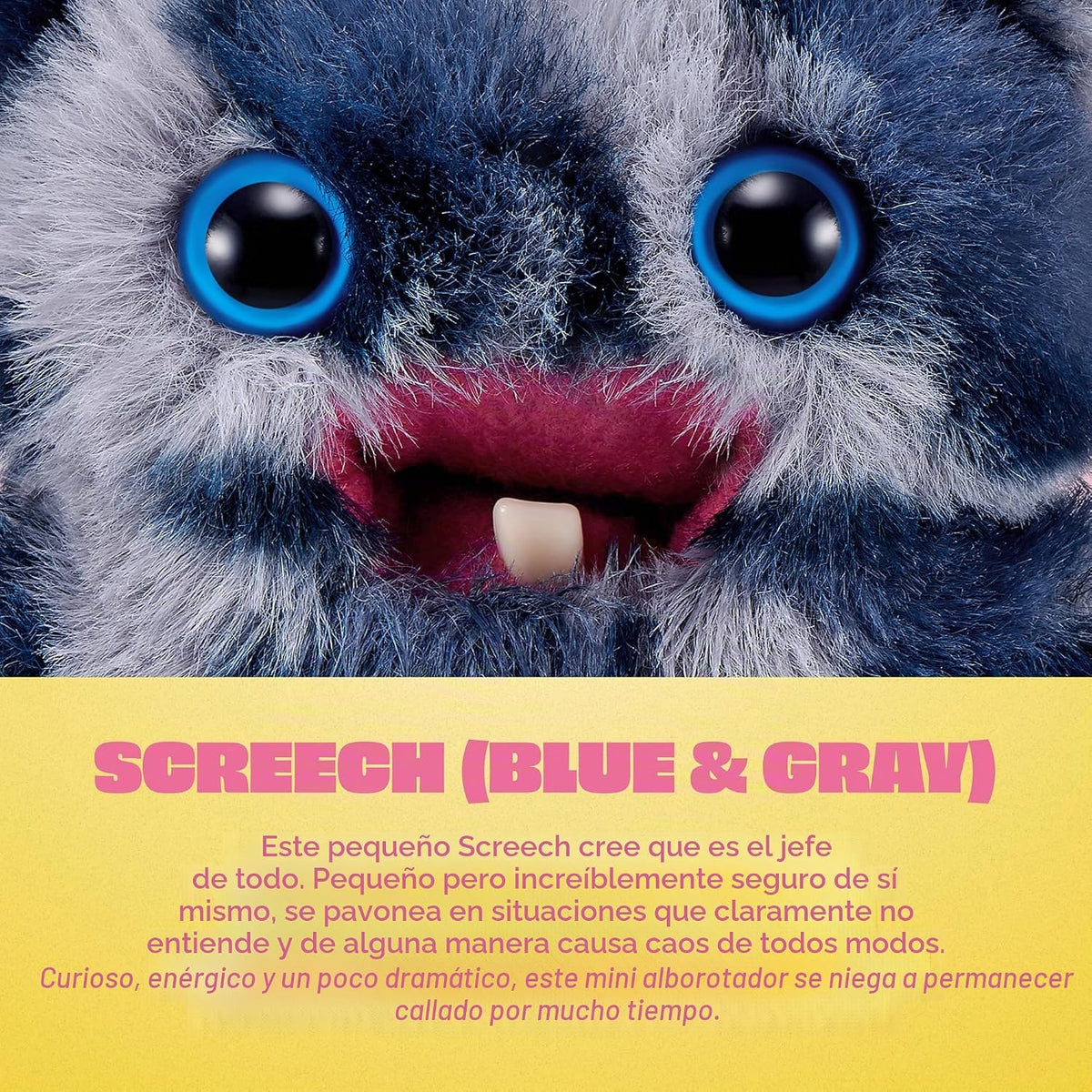 FUGGLER Mini serie 1 sin licencia - Peluche Baby Fugg Screech Edition de 3.5 pulgadas (8 unidades)