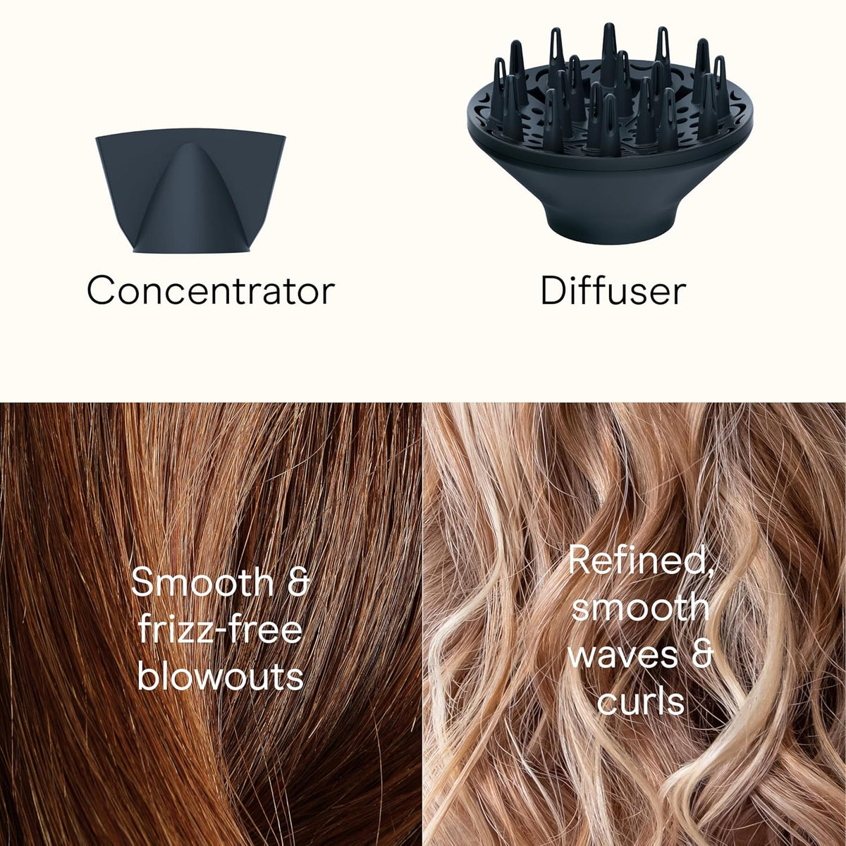 INFINITI PRO CONAIR SmoothWrap Secador de Cabello, Secador con Acce...