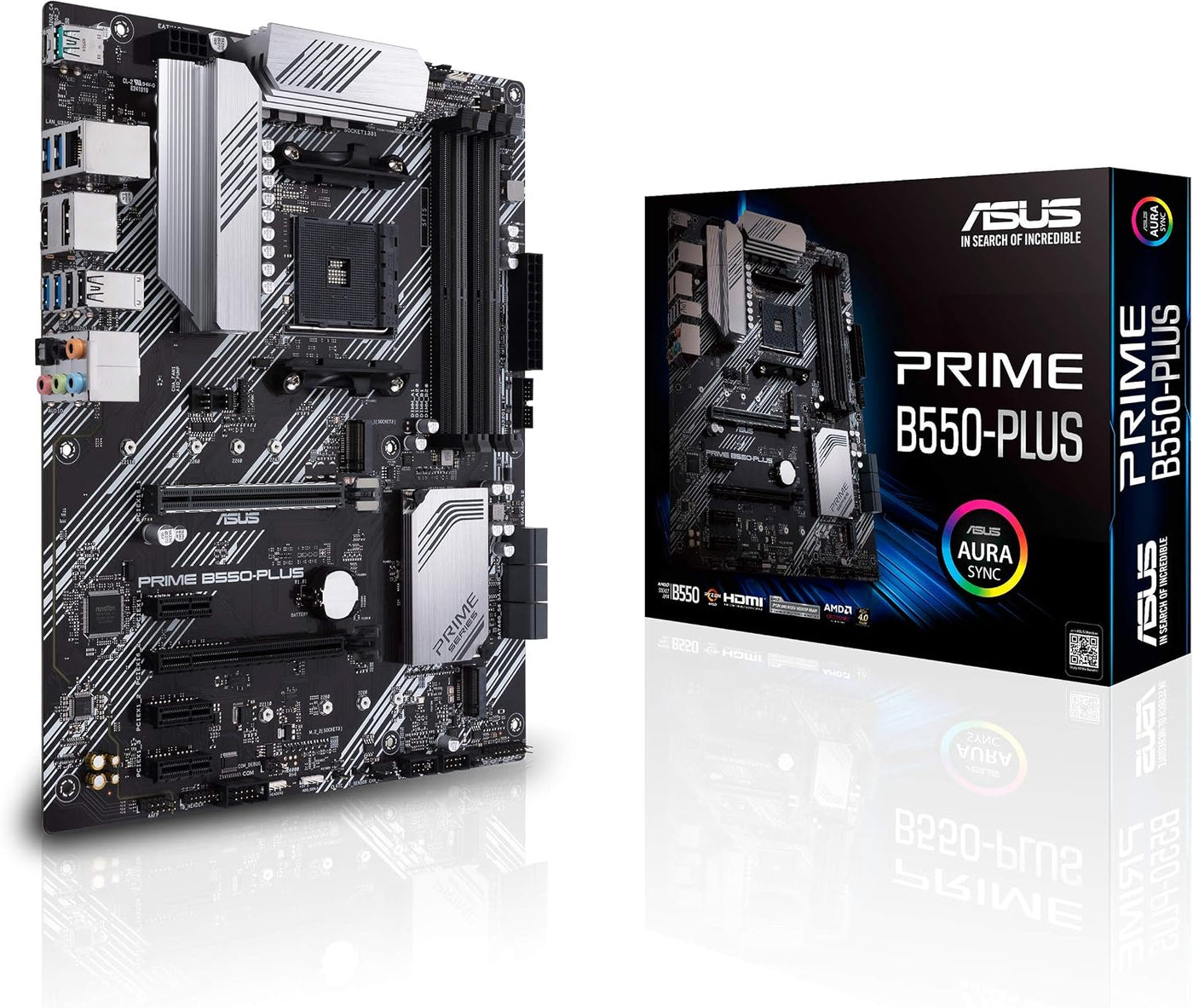 ASUS Prime B550-PLUS AMD AM4 Zen 3 Ryzen 5000 y 3ª generación Ryzen...