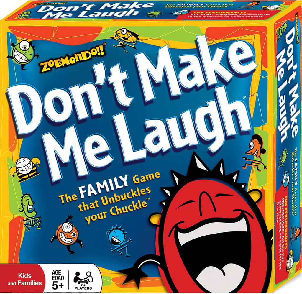 ¡No me hagas reír! El juego reinventado de adivinanzas en grupo | Hilarante para familias y niños | Ganador de varios premios