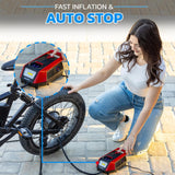 Inflador de neumáticos Bullseye de 12 V CC - Inflado rápido de 2 mi...