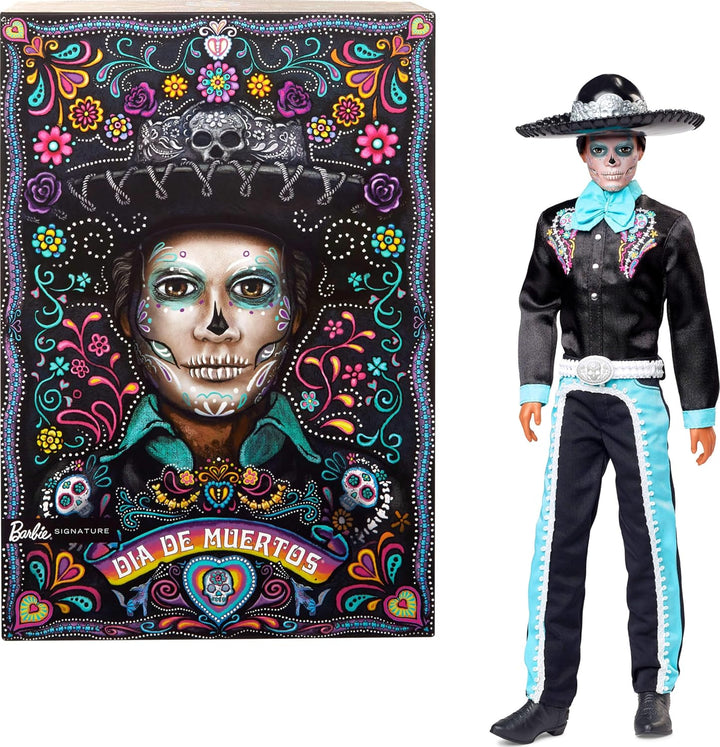 Muñeca Barbie Signature, colección 2024 Día De Muertos Ken con traj...