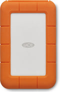 LaCie Rugged USB-C, 4TB, Disco Duro Externo Portátil, Resistente a Caídas, Choques, Polvo, Lluvia, para Mac y PC (STFR4000800)